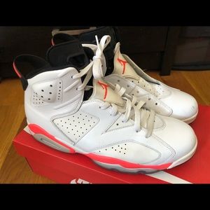 Jordan 6 Retro Infrared Pack White